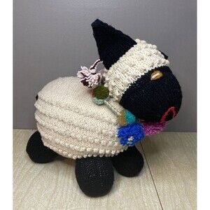 Stuffed Sheep 100% Wool Made in Peru Perfect Unique Piece for Any Collection